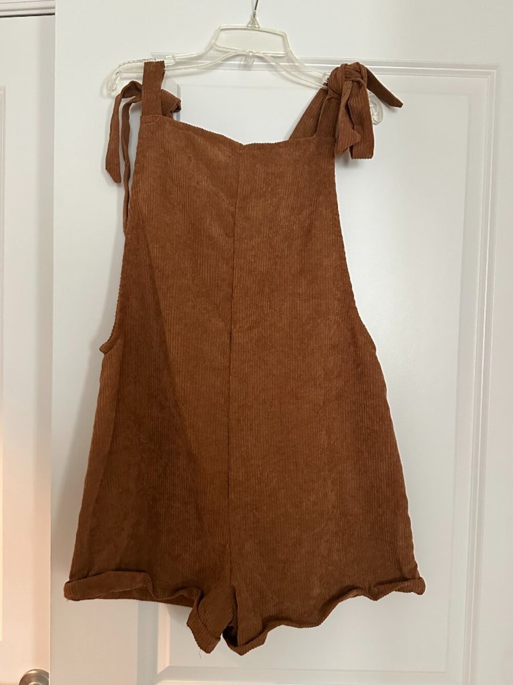 Brown Corduroy Romper